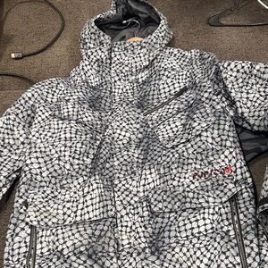 Burton Monochrome Patterned Ski Jacket